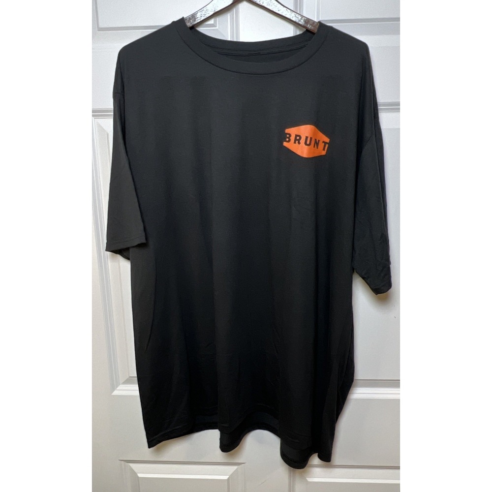 Brunt Short Sleeve Work Shirt 4XL‎ — Midweight Blend — Black  — Durable — New